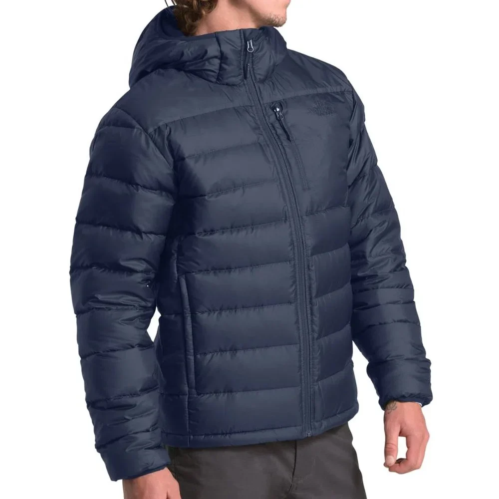 Brand New The North Face XXL Men’s Aconcagua Hooded Down Jacket Navy